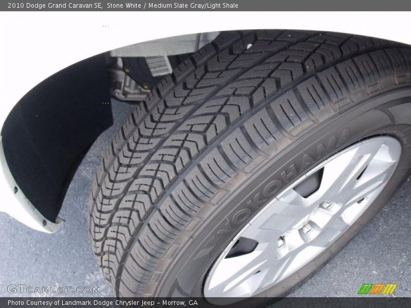 Stone White / Medium Slate Gray/Light Shale 2010 Dodge Grand Caravan SE