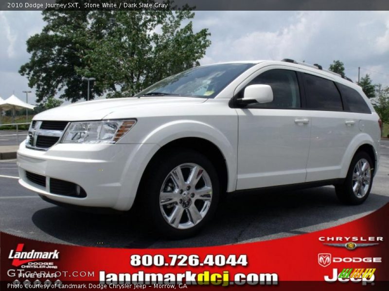 Stone White / Dark Slate Gray 2010 Dodge Journey SXT