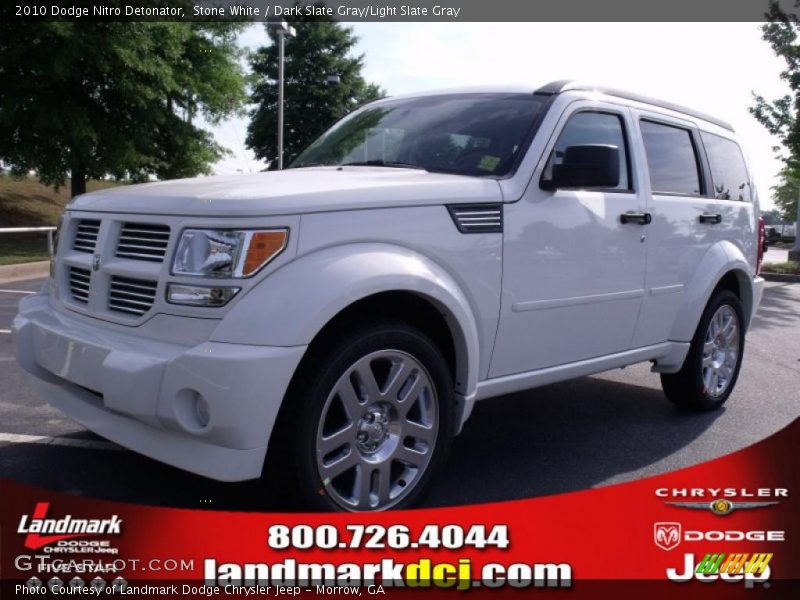 Stone White / Dark Slate Gray/Light Slate Gray 2010 Dodge Nitro Detonator