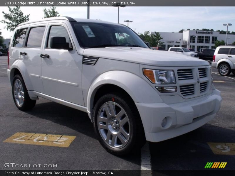 Stone White / Dark Slate Gray/Light Slate Gray 2010 Dodge Nitro Detonator
