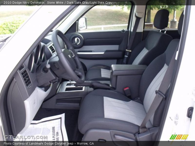 Stone White / Dark Slate Gray/Light Slate Gray 2010 Dodge Nitro Detonator