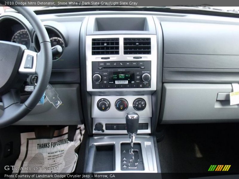 Stone White / Dark Slate Gray/Light Slate Gray 2010 Dodge Nitro Detonator
