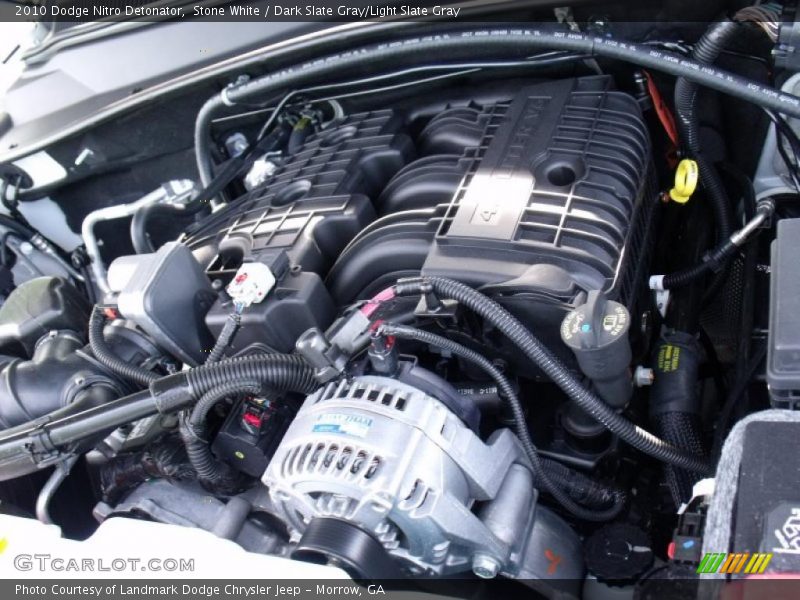Stone White / Dark Slate Gray/Light Slate Gray 2010 Dodge Nitro Detonator
