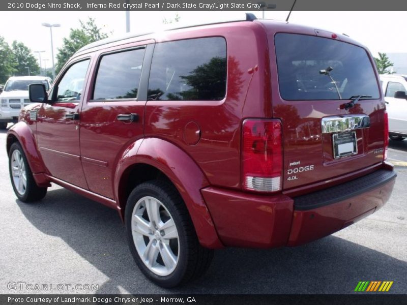 Inferno Red Crystal Pearl / Dark Slate Gray/Light Slate Gray 2010 Dodge Nitro Shock