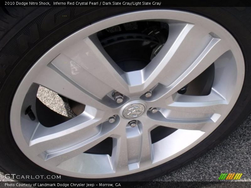 Inferno Red Crystal Pearl / Dark Slate Gray/Light Slate Gray 2010 Dodge Nitro Shock