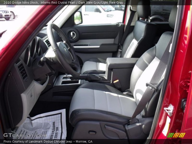 Inferno Red Crystal Pearl / Dark Slate Gray/Light Slate Gray 2010 Dodge Nitro Shock