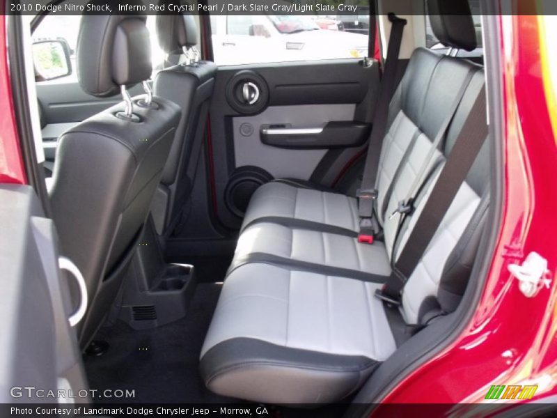 Inferno Red Crystal Pearl / Dark Slate Gray/Light Slate Gray 2010 Dodge Nitro Shock