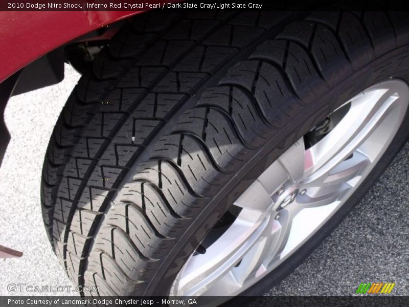 Inferno Red Crystal Pearl / Dark Slate Gray/Light Slate Gray 2010 Dodge Nitro Shock