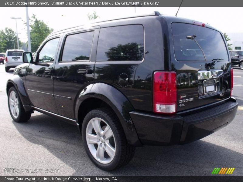 Brilliant Black Crystal Pearl / Dark Slate Gray/Light Slate Gray 2010 Dodge Nitro Shock
