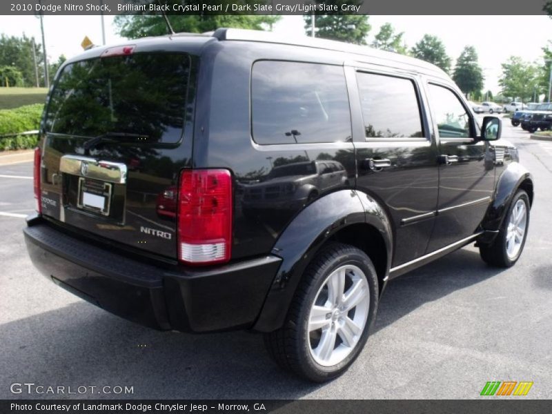 Brilliant Black Crystal Pearl / Dark Slate Gray/Light Slate Gray 2010 Dodge Nitro Shock