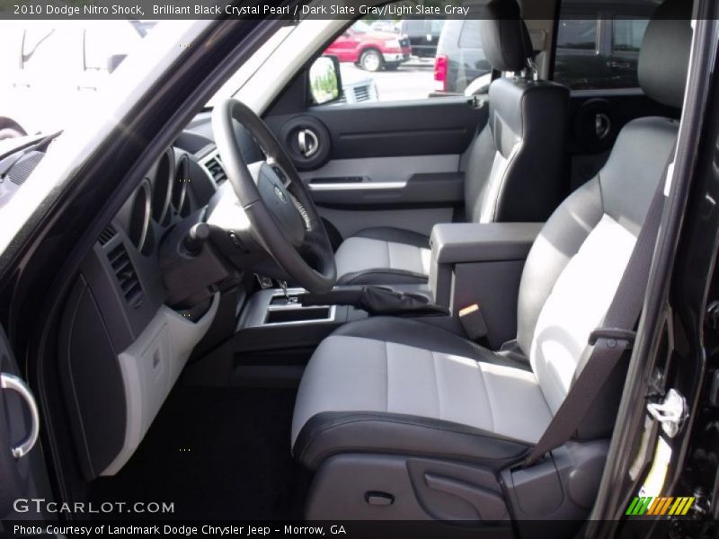 Brilliant Black Crystal Pearl / Dark Slate Gray/Light Slate Gray 2010 Dodge Nitro Shock