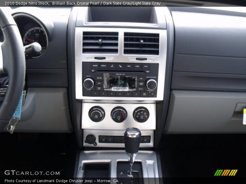 Brilliant Black Crystal Pearl / Dark Slate Gray/Light Slate Gray 2010 Dodge Nitro Shock