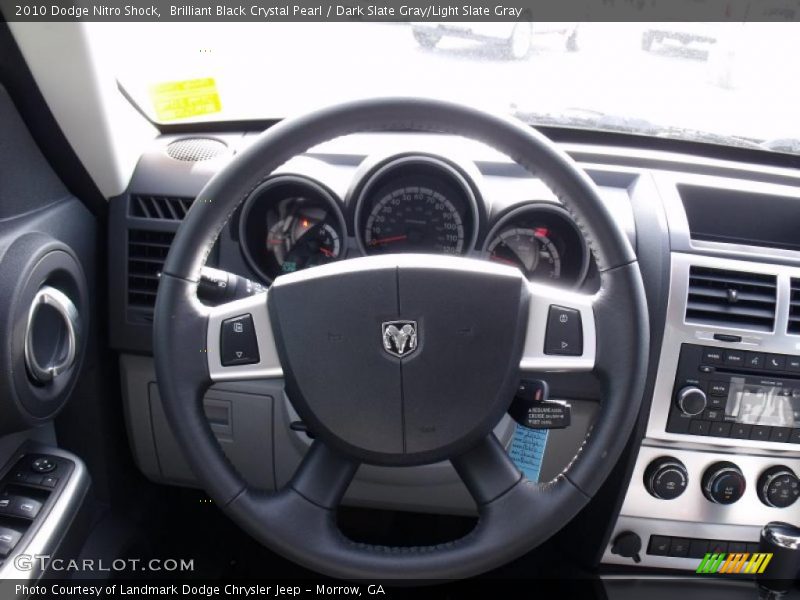 Brilliant Black Crystal Pearl / Dark Slate Gray/Light Slate Gray 2010 Dodge Nitro Shock