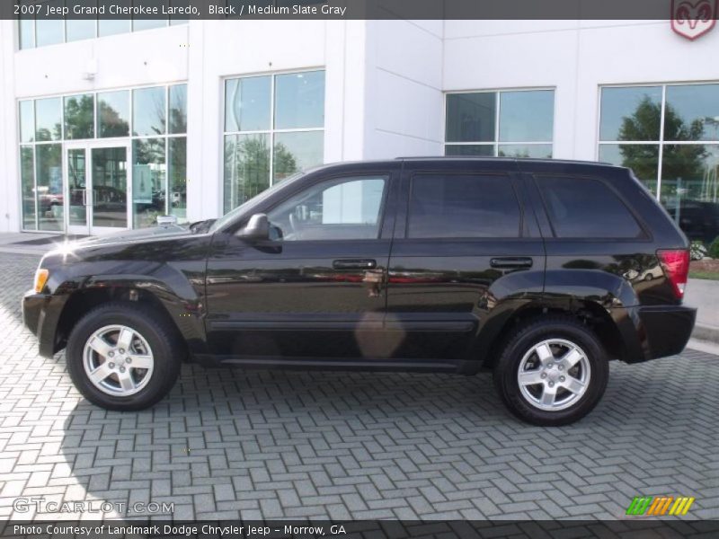 Black / Medium Slate Gray 2007 Jeep Grand Cherokee Laredo