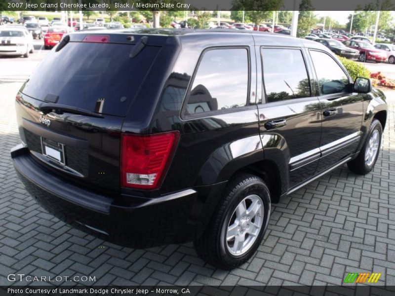Black / Medium Slate Gray 2007 Jeep Grand Cherokee Laredo