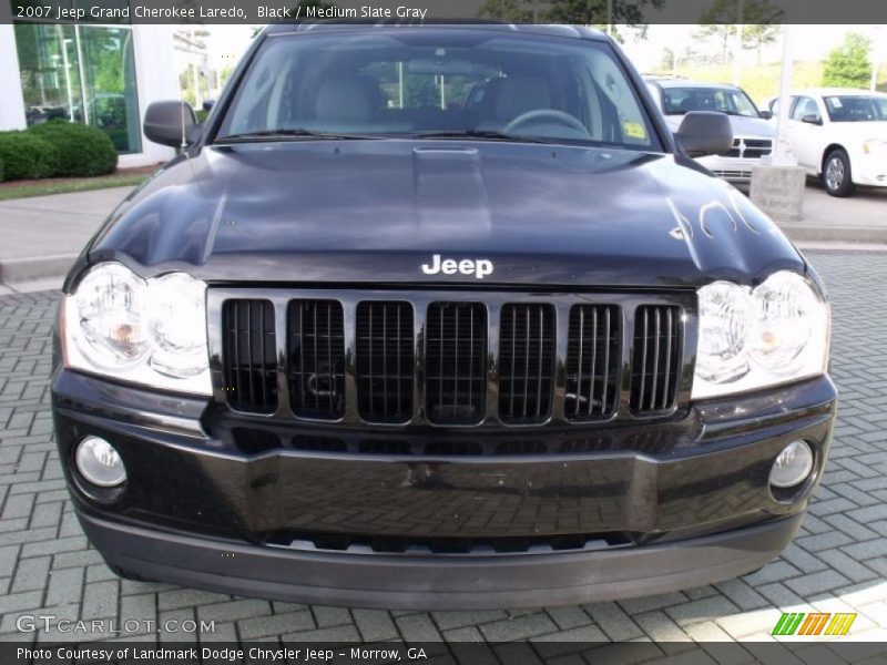 Black / Medium Slate Gray 2007 Jeep Grand Cherokee Laredo
