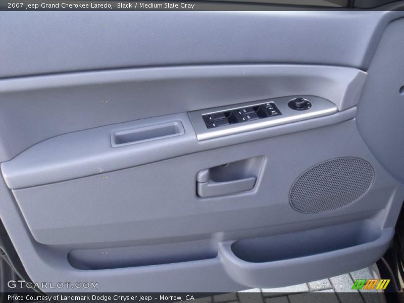 Black / Medium Slate Gray 2007 Jeep Grand Cherokee Laredo