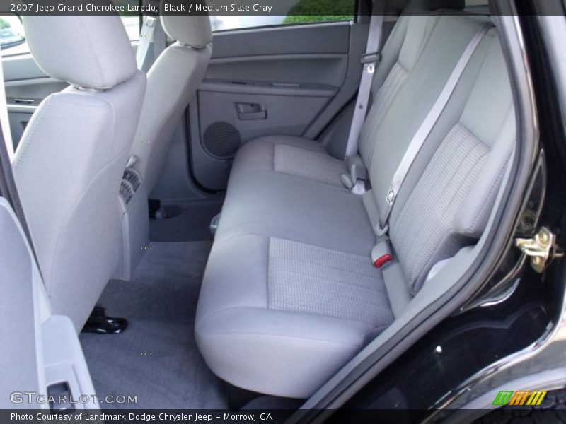 Black / Medium Slate Gray 2007 Jeep Grand Cherokee Laredo