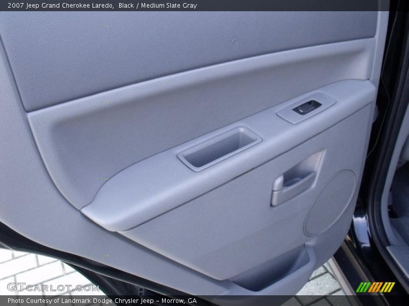 Black / Medium Slate Gray 2007 Jeep Grand Cherokee Laredo