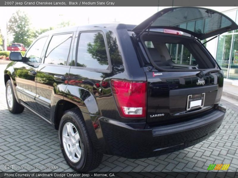 Black / Medium Slate Gray 2007 Jeep Grand Cherokee Laredo