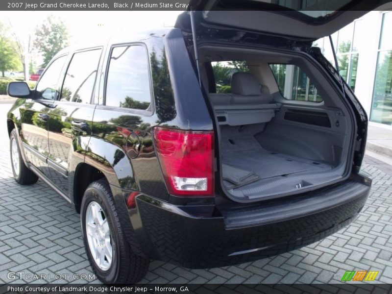Black / Medium Slate Gray 2007 Jeep Grand Cherokee Laredo
