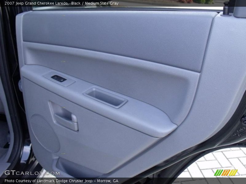 Black / Medium Slate Gray 2007 Jeep Grand Cherokee Laredo