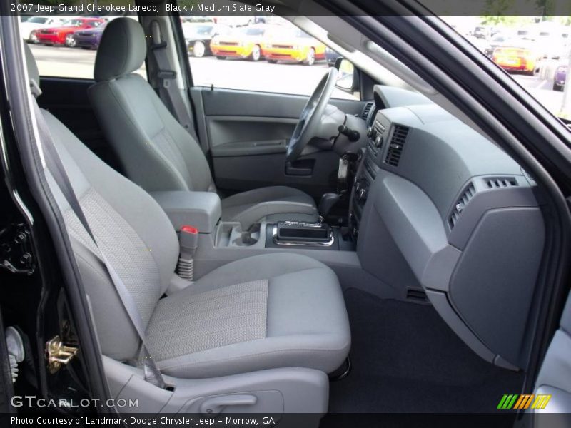 Black / Medium Slate Gray 2007 Jeep Grand Cherokee Laredo