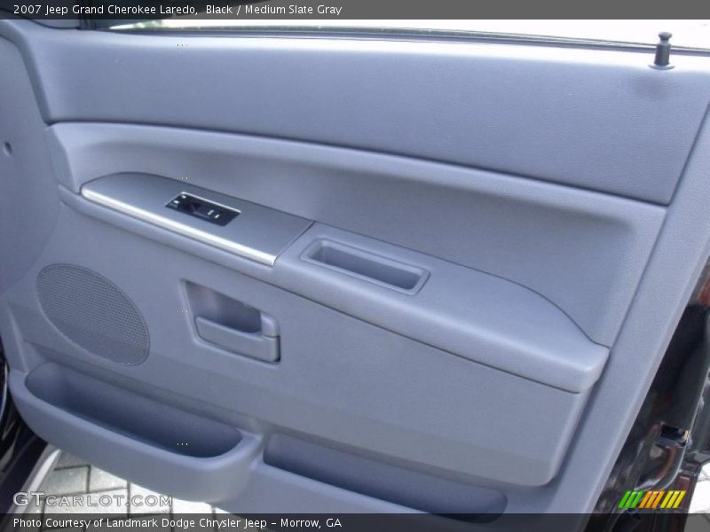Black / Medium Slate Gray 2007 Jeep Grand Cherokee Laredo