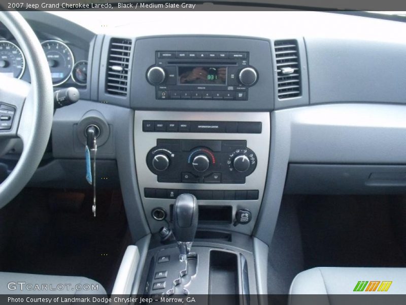 Black / Medium Slate Gray 2007 Jeep Grand Cherokee Laredo