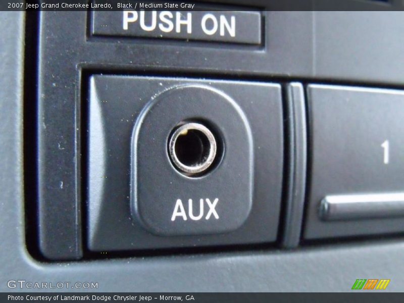 Black / Medium Slate Gray 2007 Jeep Grand Cherokee Laredo