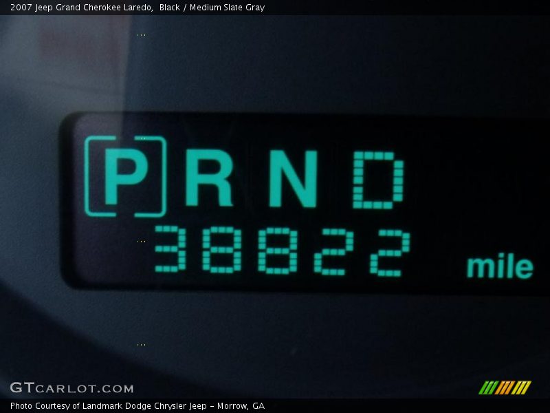 Black / Medium Slate Gray 2007 Jeep Grand Cherokee Laredo