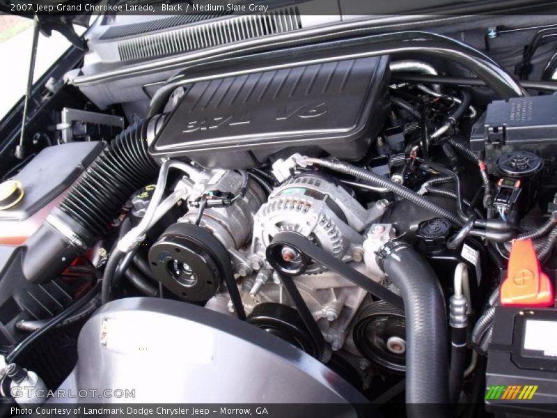 Black / Medium Slate Gray 2007 Jeep Grand Cherokee Laredo