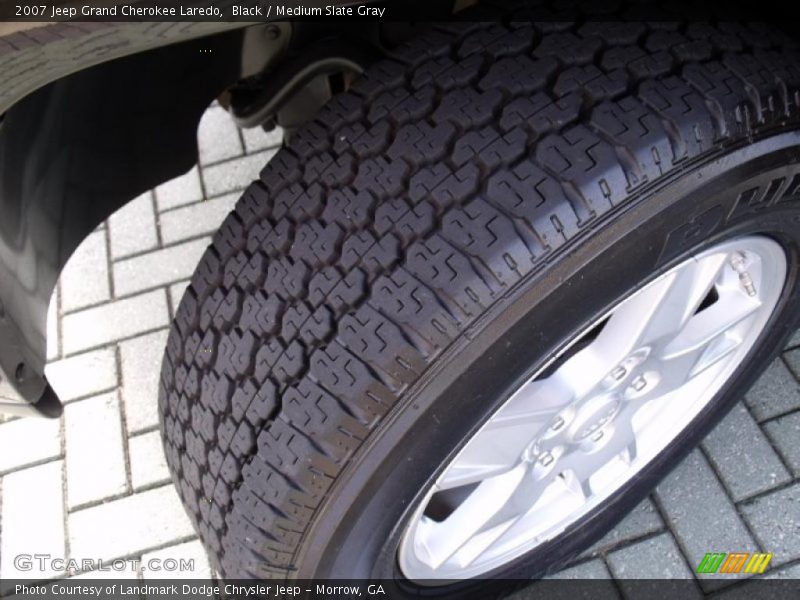Black / Medium Slate Gray 2007 Jeep Grand Cherokee Laredo