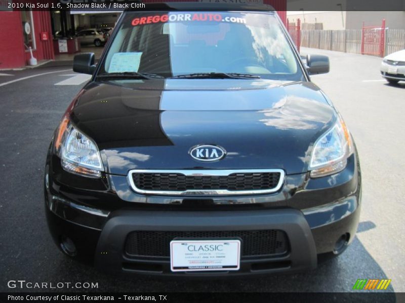 Shadow Black / Black Cloth 2010 Kia Soul 1.6