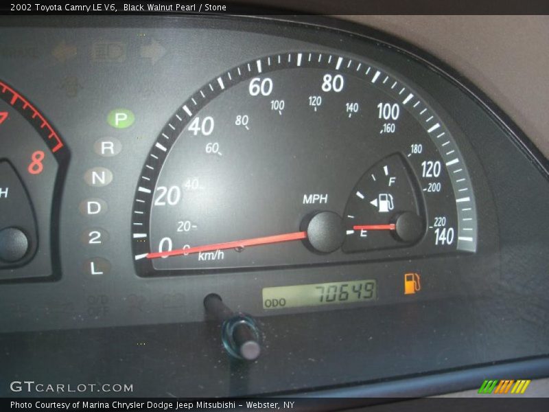 Black Walnut Pearl / Stone 2002 Toyota Camry LE V6