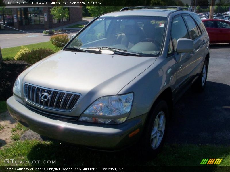 Millenium Silver Metallic / Ivory 2003 Lexus RX 300 AWD