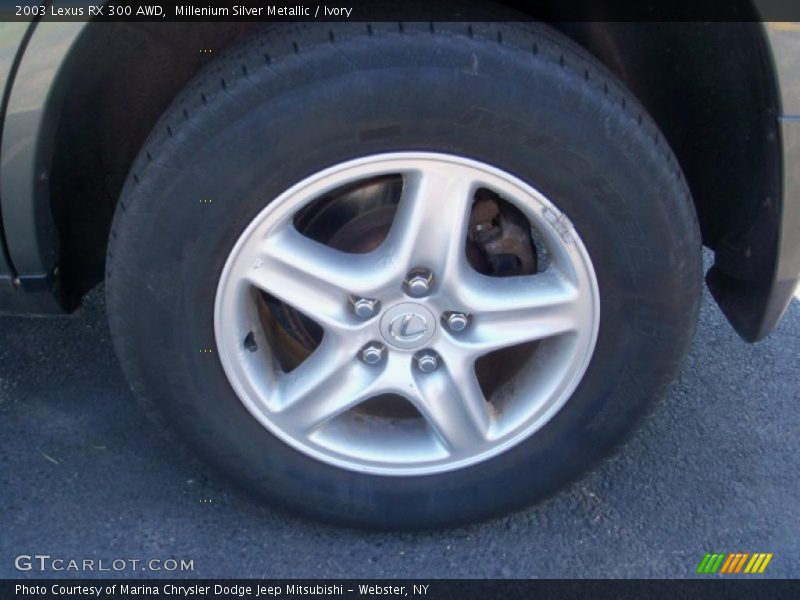 Millenium Silver Metallic / Ivory 2003 Lexus RX 300 AWD