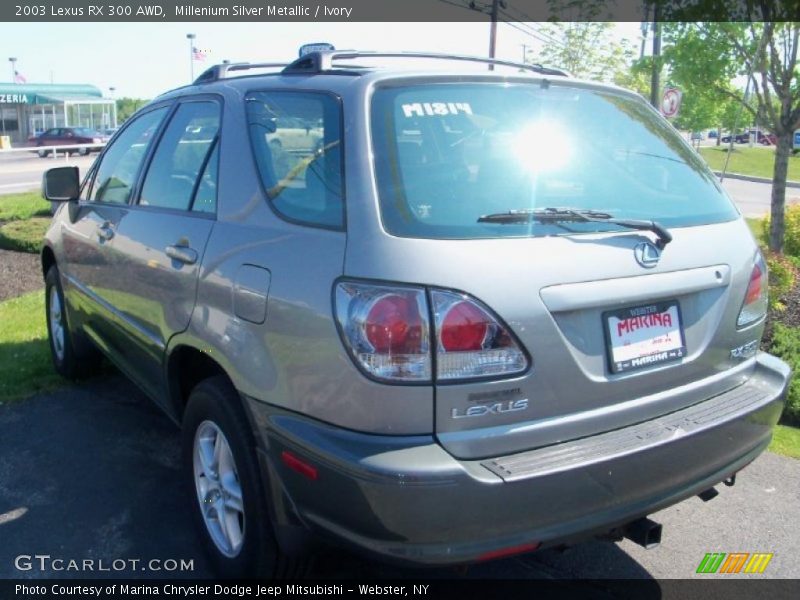 Millenium Silver Metallic / Ivory 2003 Lexus RX 300 AWD