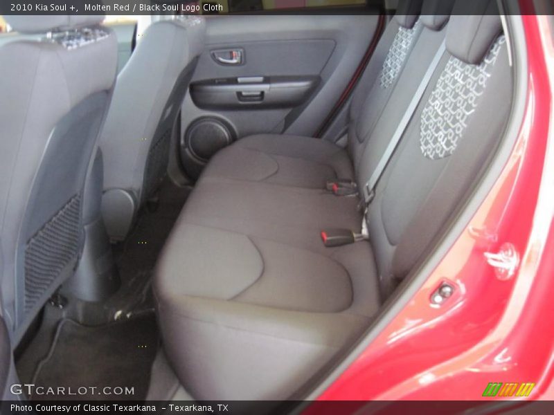 Molten Red / Black Soul Logo Cloth 2010 Kia Soul +