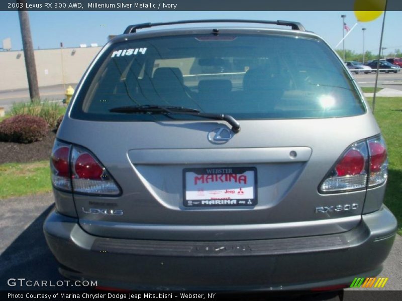 Millenium Silver Metallic / Ivory 2003 Lexus RX 300 AWD