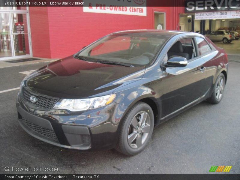 Ebony Black / Black 2010 Kia Forte Koup EX