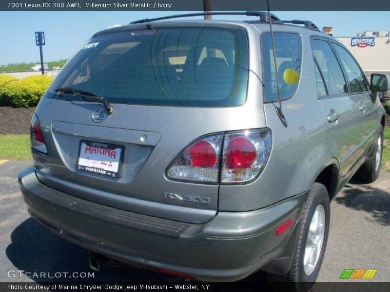 Millenium Silver Metallic / Ivory 2003 Lexus RX 300 AWD