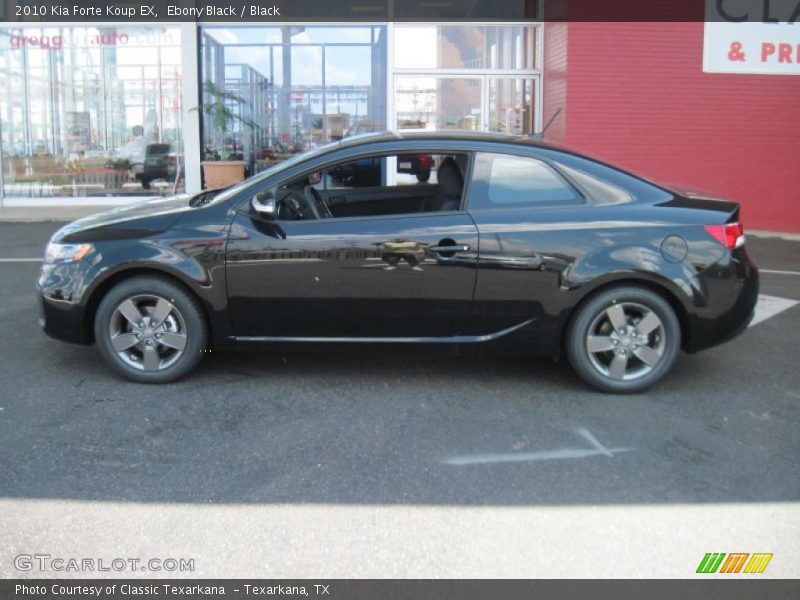 Ebony Black / Black 2010 Kia Forte Koup EX