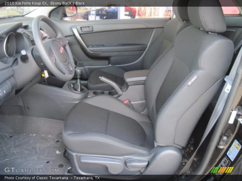 Ebony Black / Black 2010 Kia Forte Koup EX