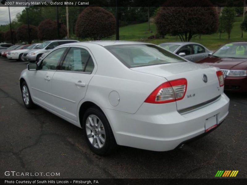 Oxford White / Camel 2007 Mercury Milan V6