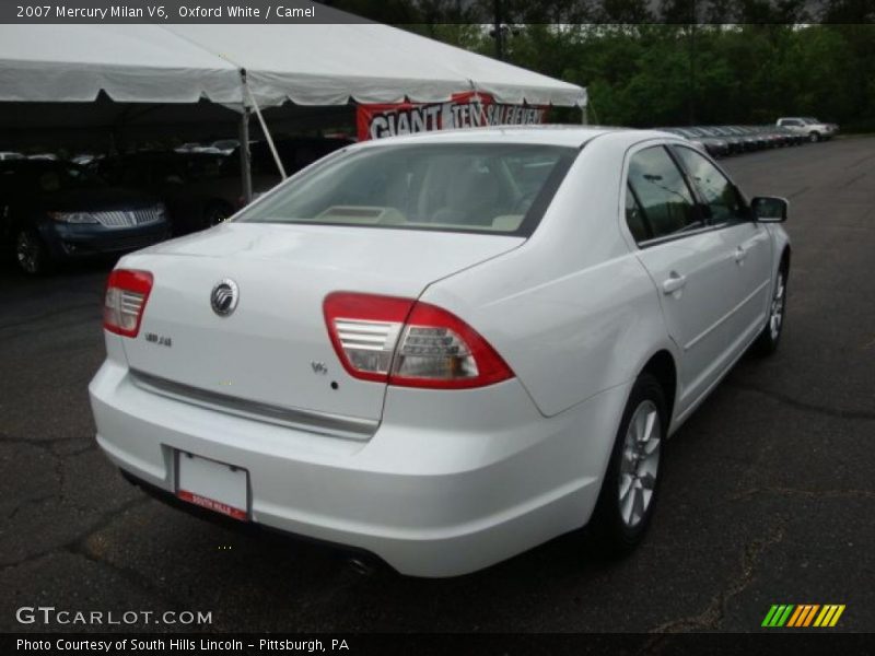 Oxford White / Camel 2007 Mercury Milan V6