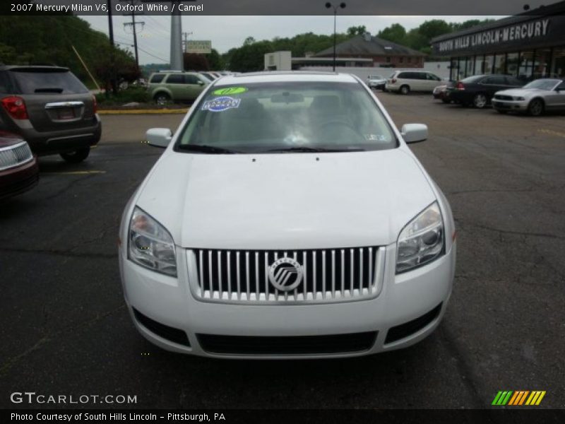 Oxford White / Camel 2007 Mercury Milan V6