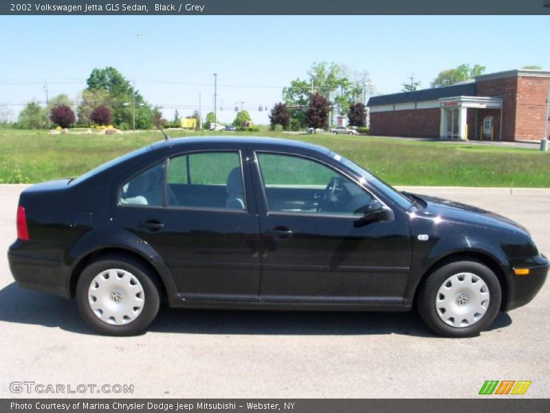 Black / Grey 2002 Volkswagen Jetta GLS Sedan