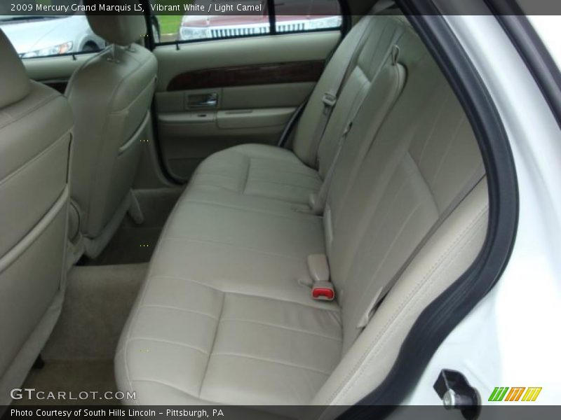 Vibrant White / Light Camel 2009 Mercury Grand Marquis LS