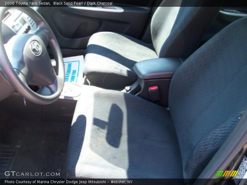 Black Sand Pearl / Dark Charcoal 2008 Toyota Yaris Sedan